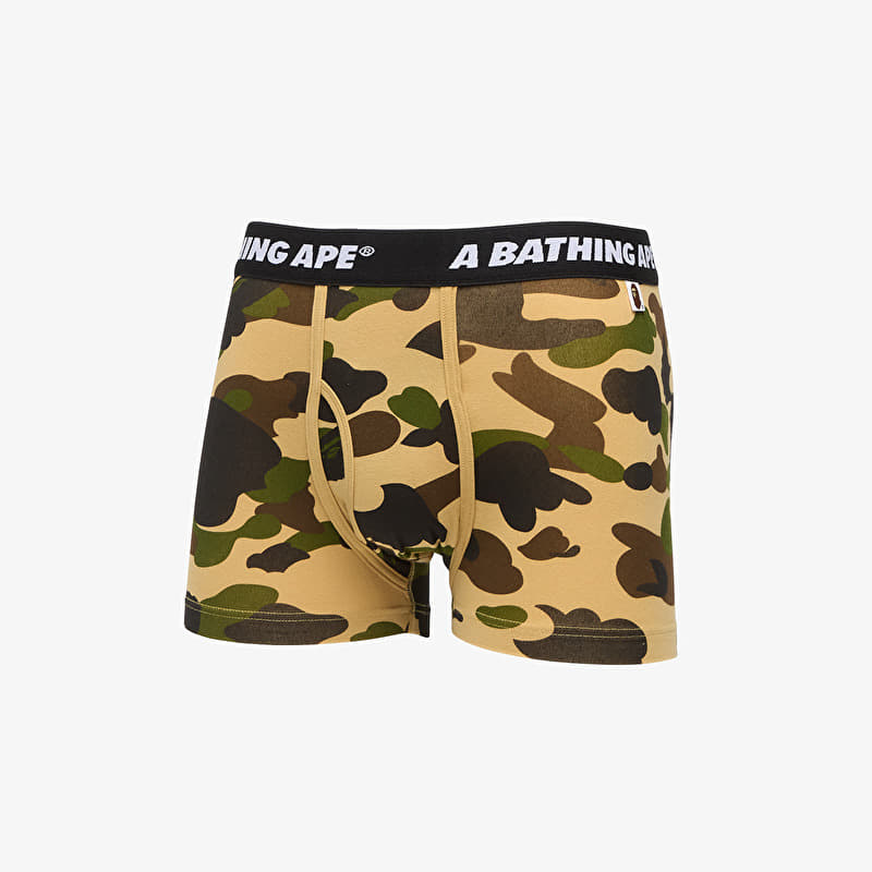 Bokseriai A BATHING APE 1St Camo Trunks Yellow