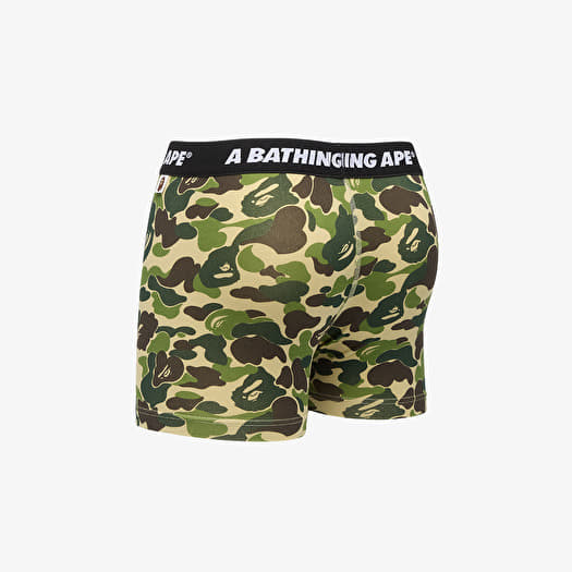 A BATHING APE Abc Camo Trunks Green | Footshop