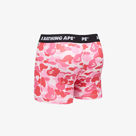 A BATHING APE Abc Camo Trunks Pink | Footshop