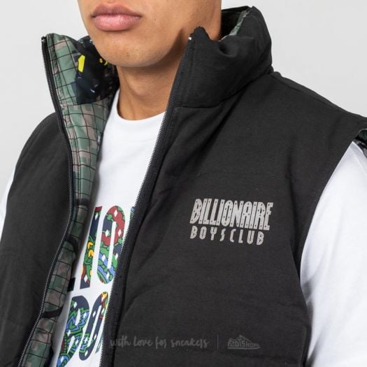 Jackets and Coats Billionaire Boys Club Climbing Reversible Gilet Camo Black Footshop