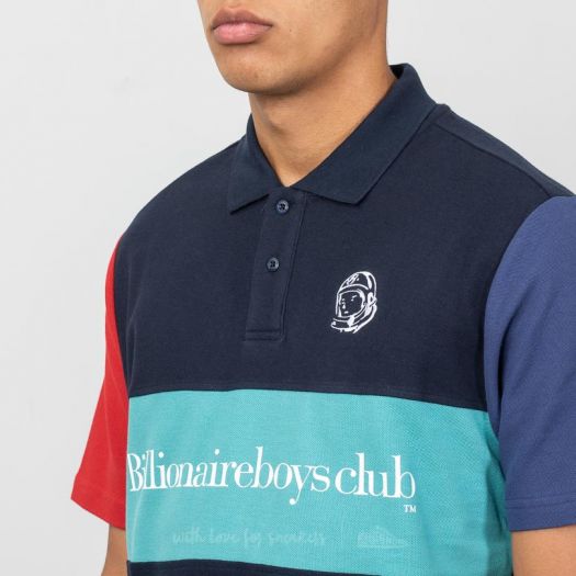 T shirts Billionaire Boys Club Cut Sew Polo Shirt Blue Footshop