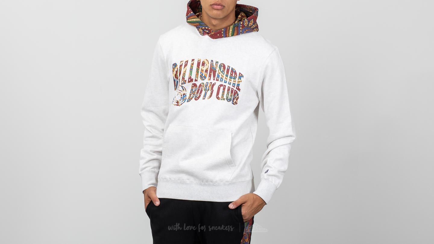 Hoodies and sweatshirts Billionaire Boys Club Paisley Contrast Popover Hoodie White