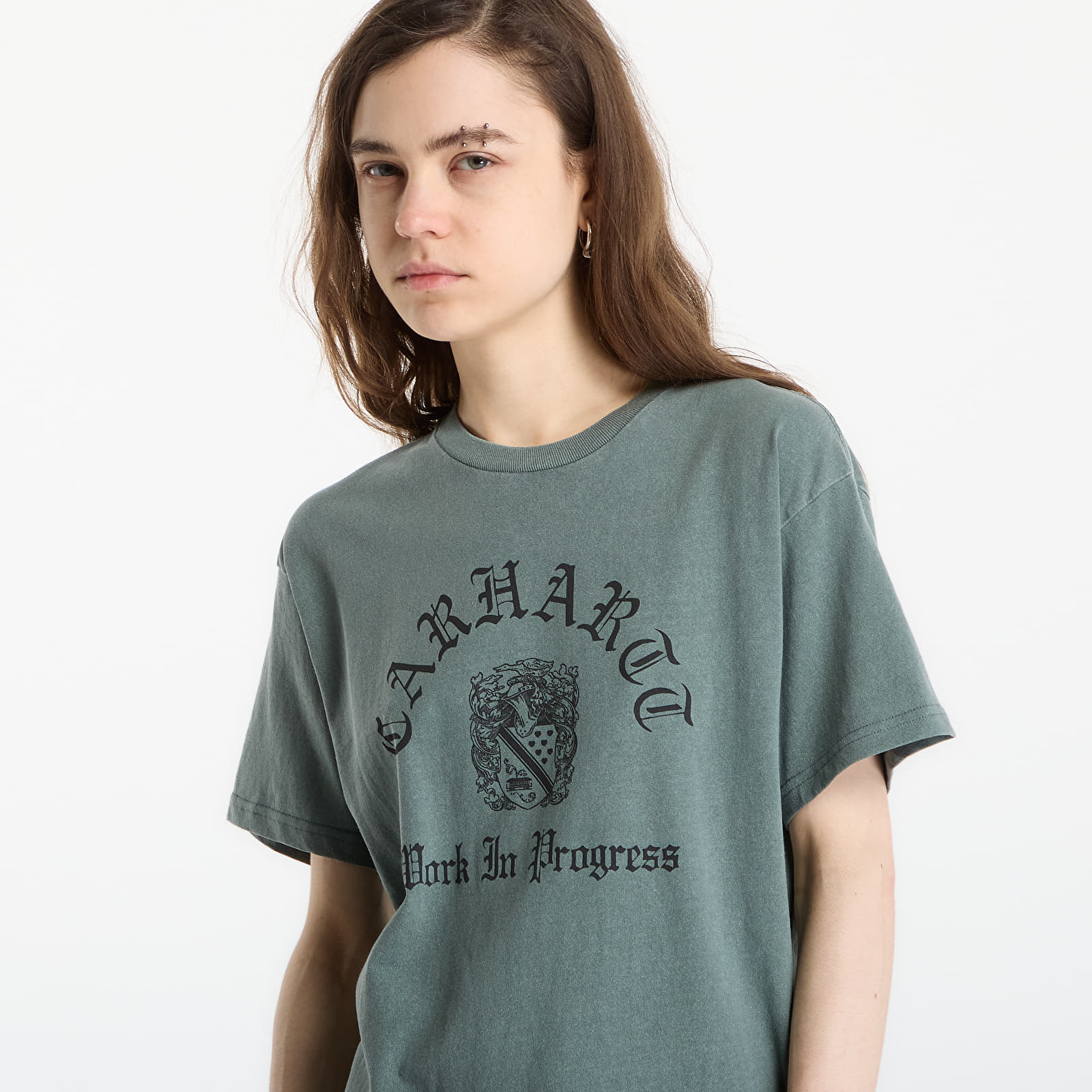 Marškinėliai Carhartt WIP S/S Coat Of Arms T-Shirt UNISEX Velvet Green