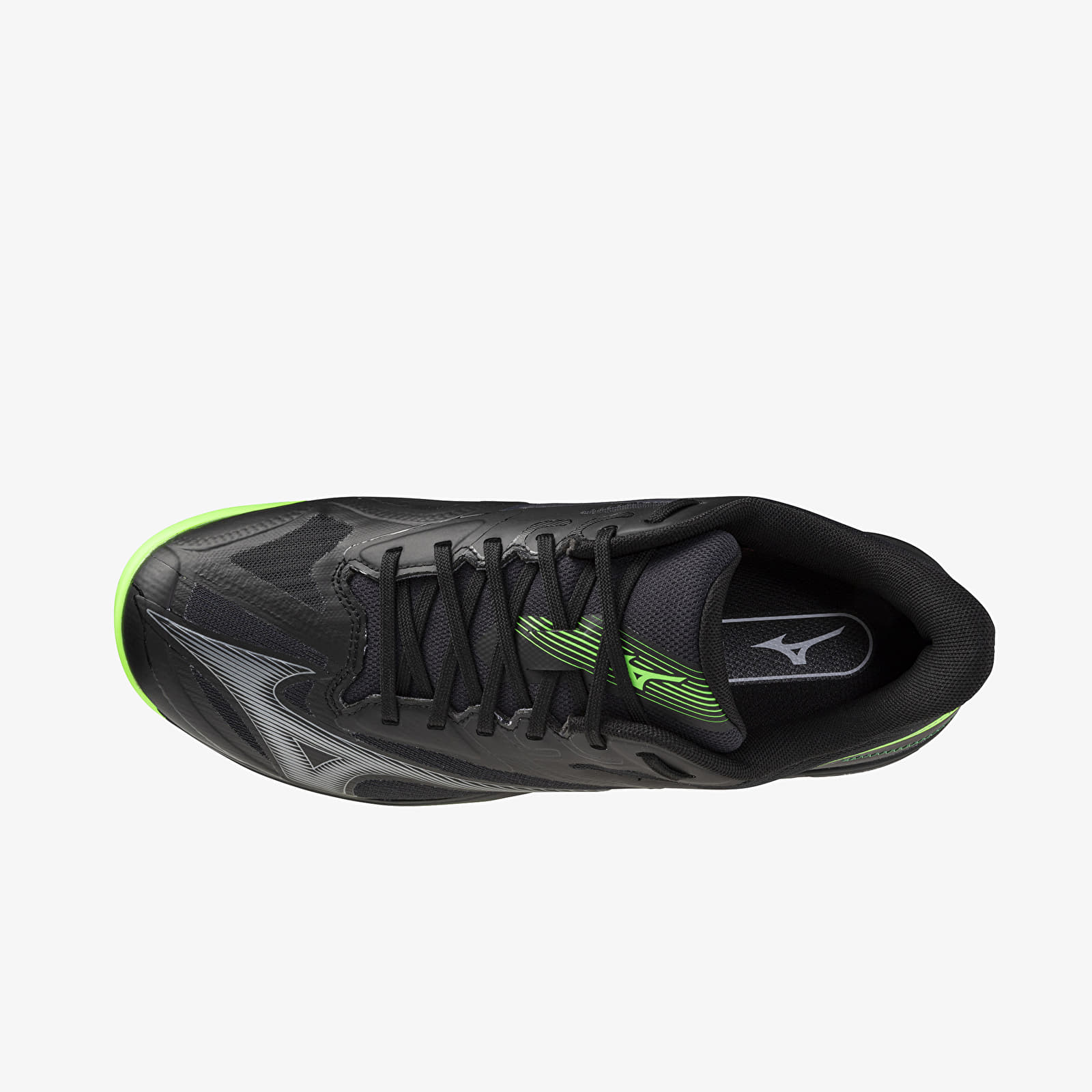Scarpe uomo Mizuno Wave Exceed Court Padel (M) Black/ Foliage Green/ Glowing Ap