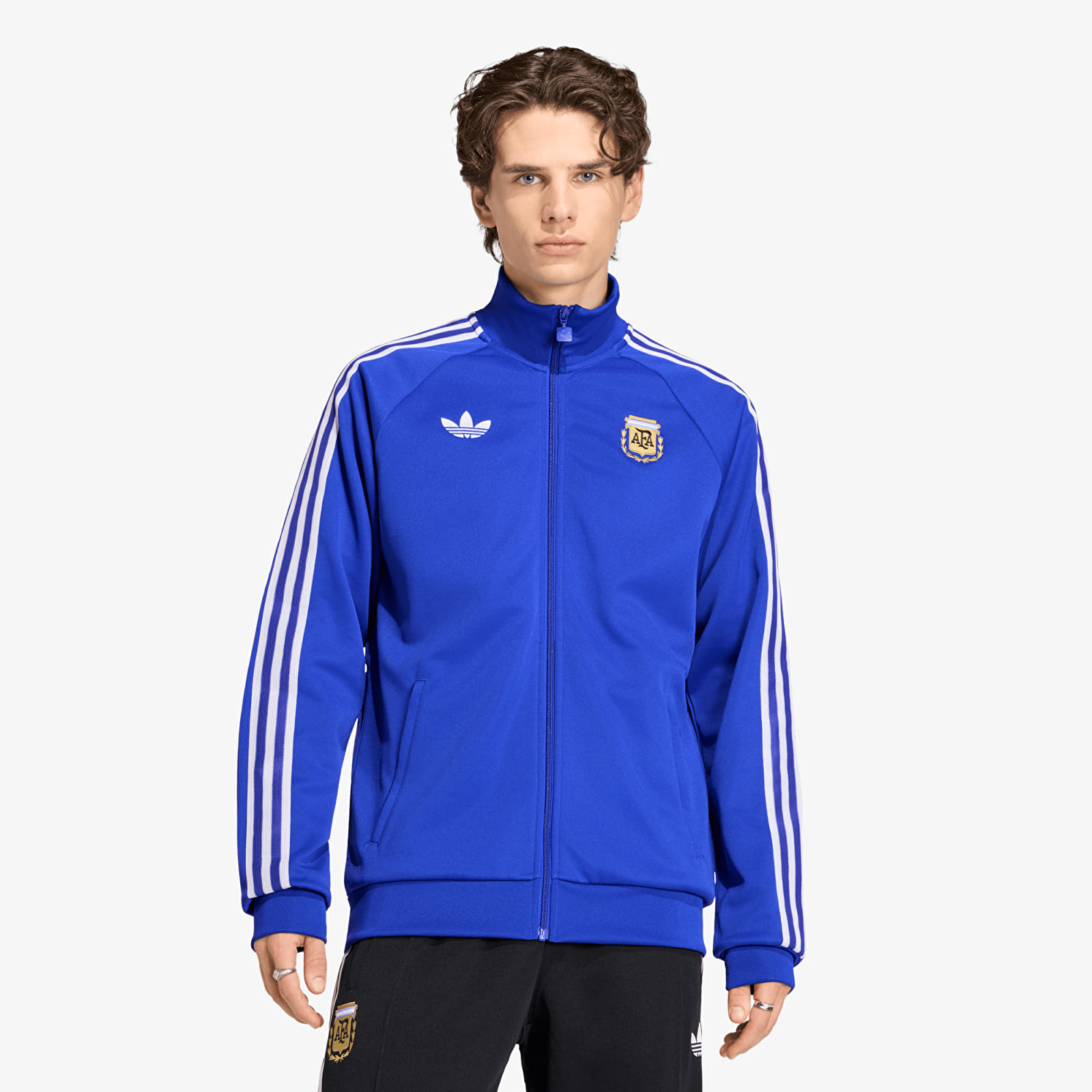 Hoodies für Männer adidas Argentina Originals Track Top Lucid Blue