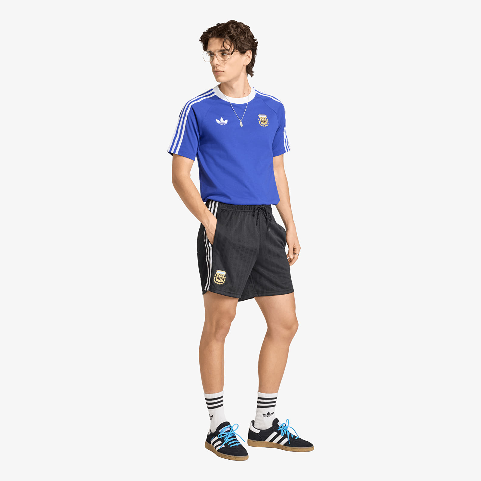 Männer T-Shirts adidas Argentina Originals T-Shirt Lucid Blue