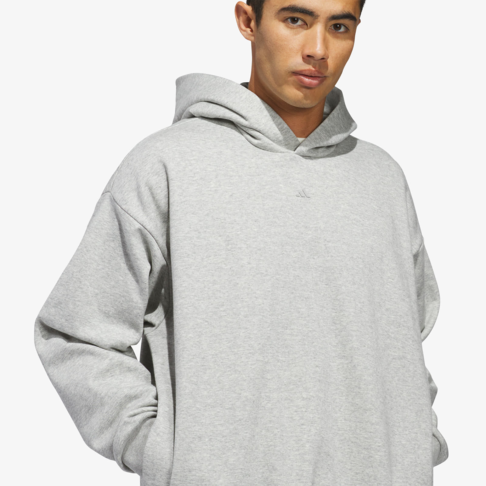 Meeste kapuutsiga dressid adidas Basketball Fleece Hoodie (Gender Neutral) Medium Grey Heather