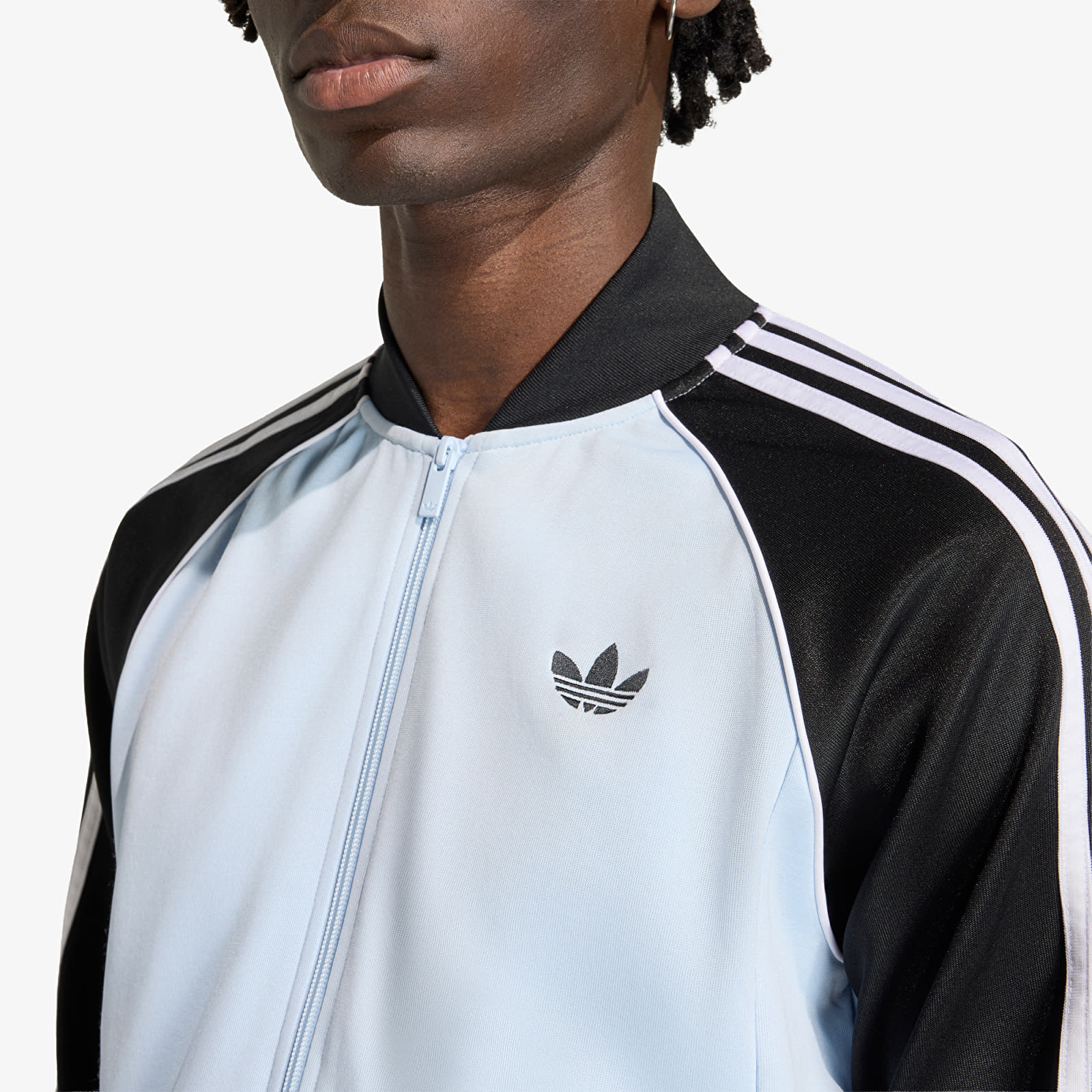 Pánské mikiny adidas Sst Track Top Crystal Sky
