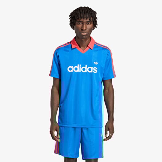 Jersey adidas Archive Collar Engineered Jersey Blue