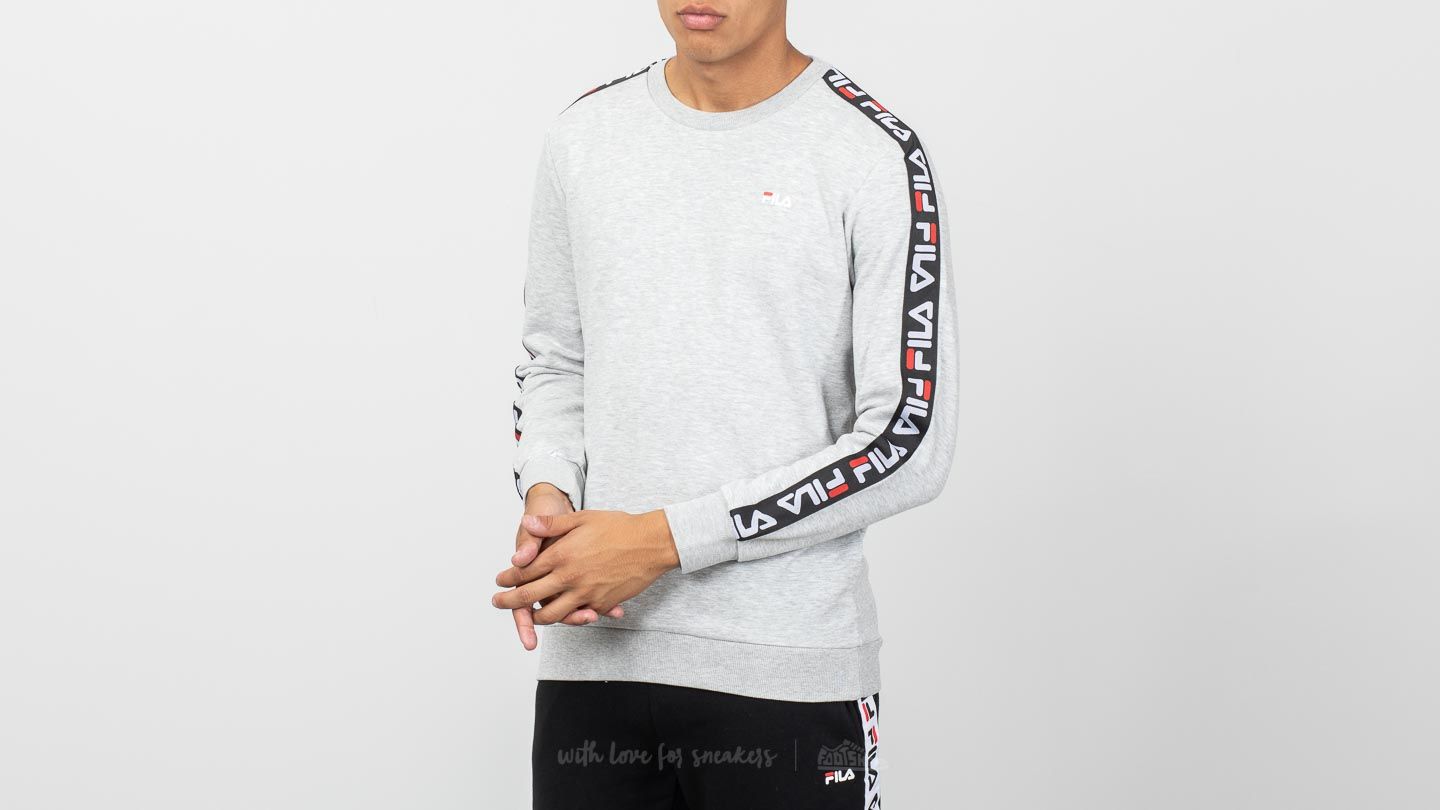 Mikiny FILA Aren Crew Pullover Light Grey