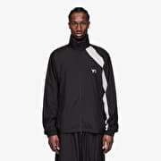 Y-3 Raw Edge 3 Stripes Nylon Shell Jacket Black
