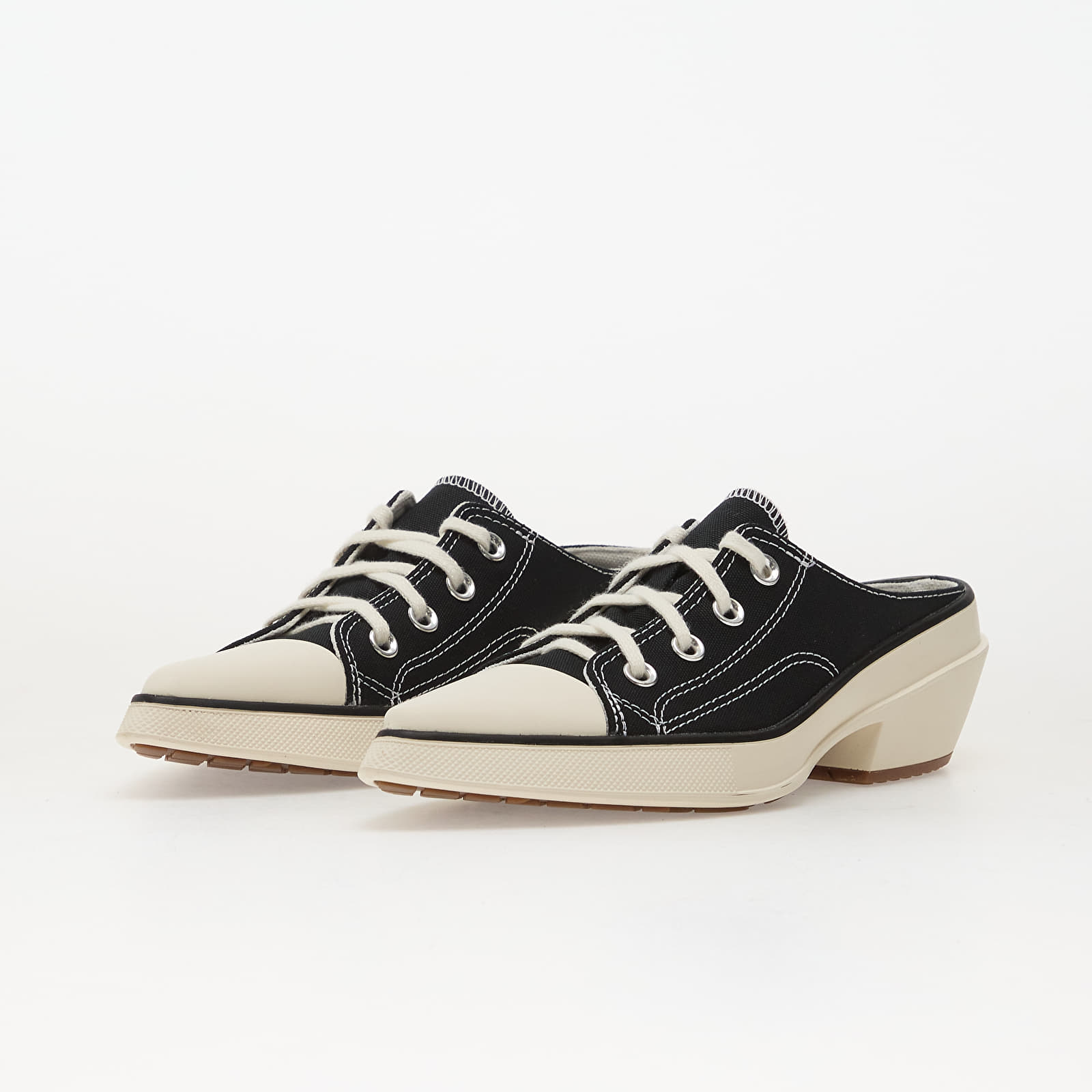 Skor för kvinnor Converse Chuck 70 De Luxe Pointed Mule Black/ Egret/ White