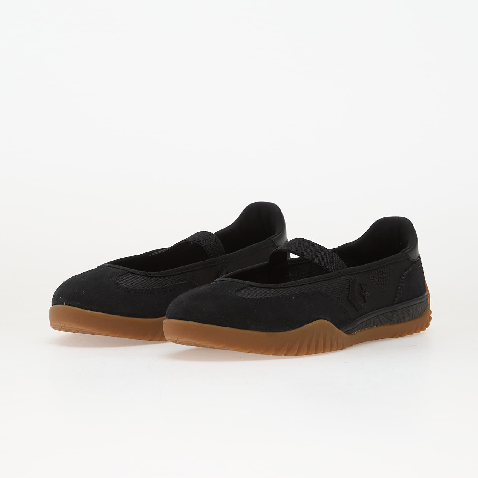 Skor för män Converse Run Star Trainer Ballet Flat Black/ Black/ Gum