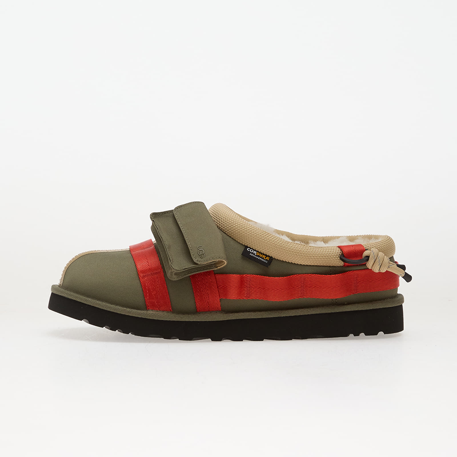 Sko til mænd UGG M Tasman Wildwood Burtn Olive/ Red Pepper