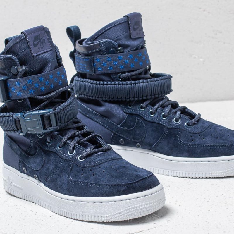 Nike SF Air Force 1 Wmns Midnight Navy/ Midnight Navy | Footshop display picture 2