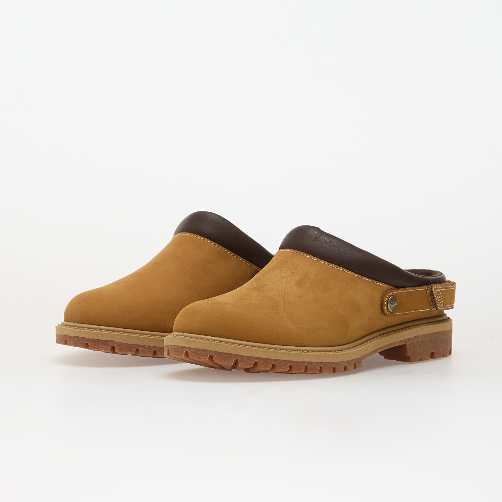 Women's shoes Timberland Premium Clog Shoe Wheat Nubuck