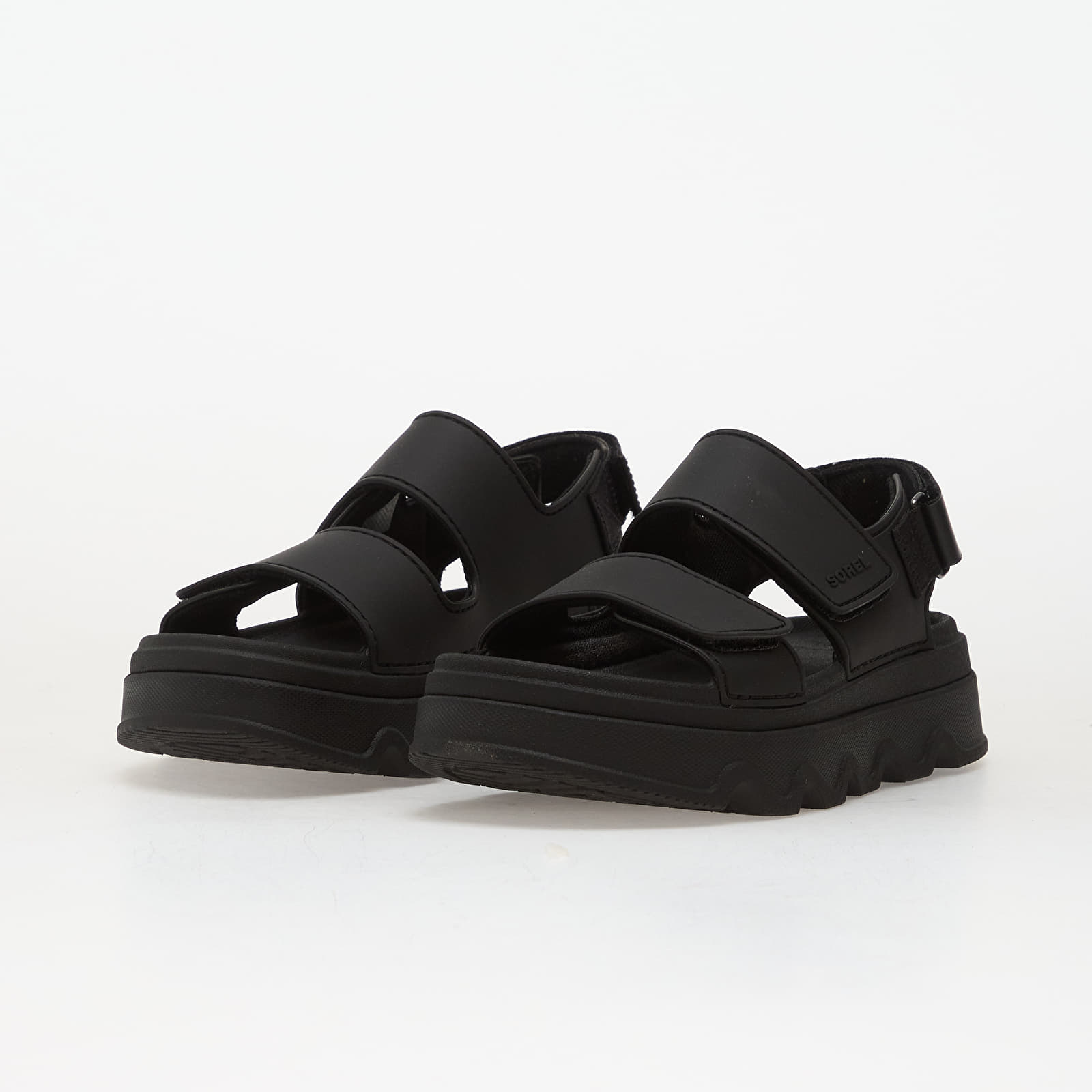 Dámske topánky a tenisky Sorel Kinetic™ Sunchase Ankle Strap Black/ Sea Salt