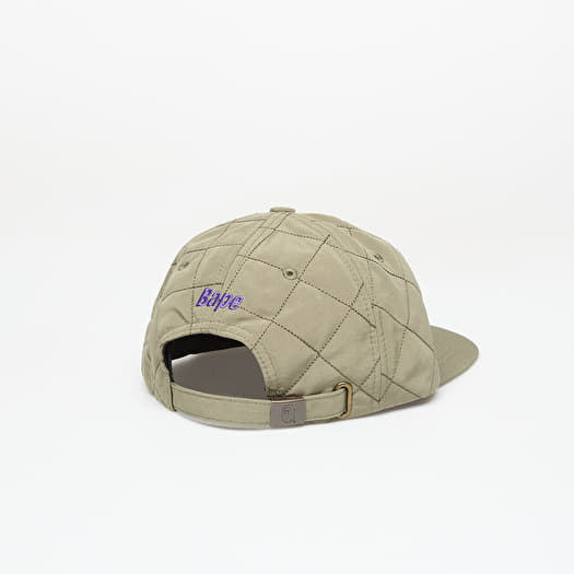 帽子 BAPE STA LOGO QUILTING CAP A BATHING APE Bape Sta Logo Quilting Cap Olive Drab | Footshop