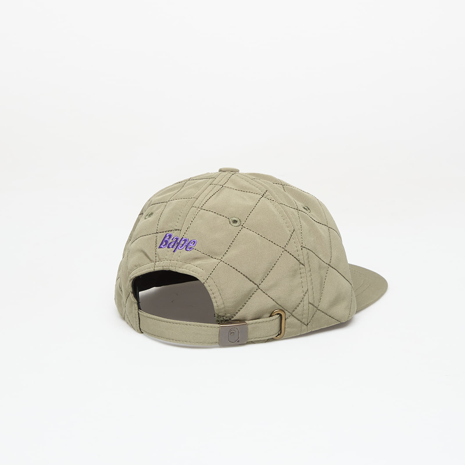Mützen für Männer A BATHING APE Bape Sta Logo Quilting Cap Olive Drab