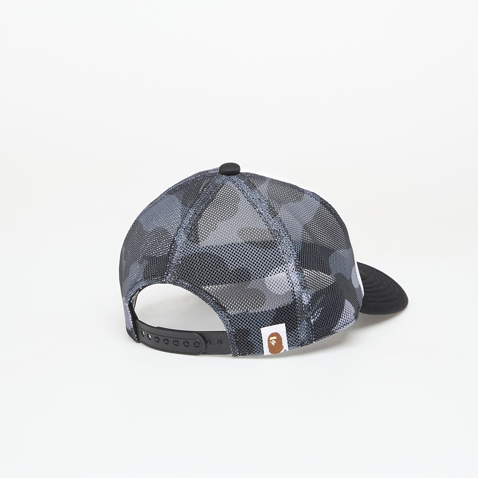 Caps for menn A BATHING APE Color Camo General Mesh Cap Black