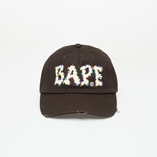 Keps A BATHING APE Color Stone Panel Cap Brown
