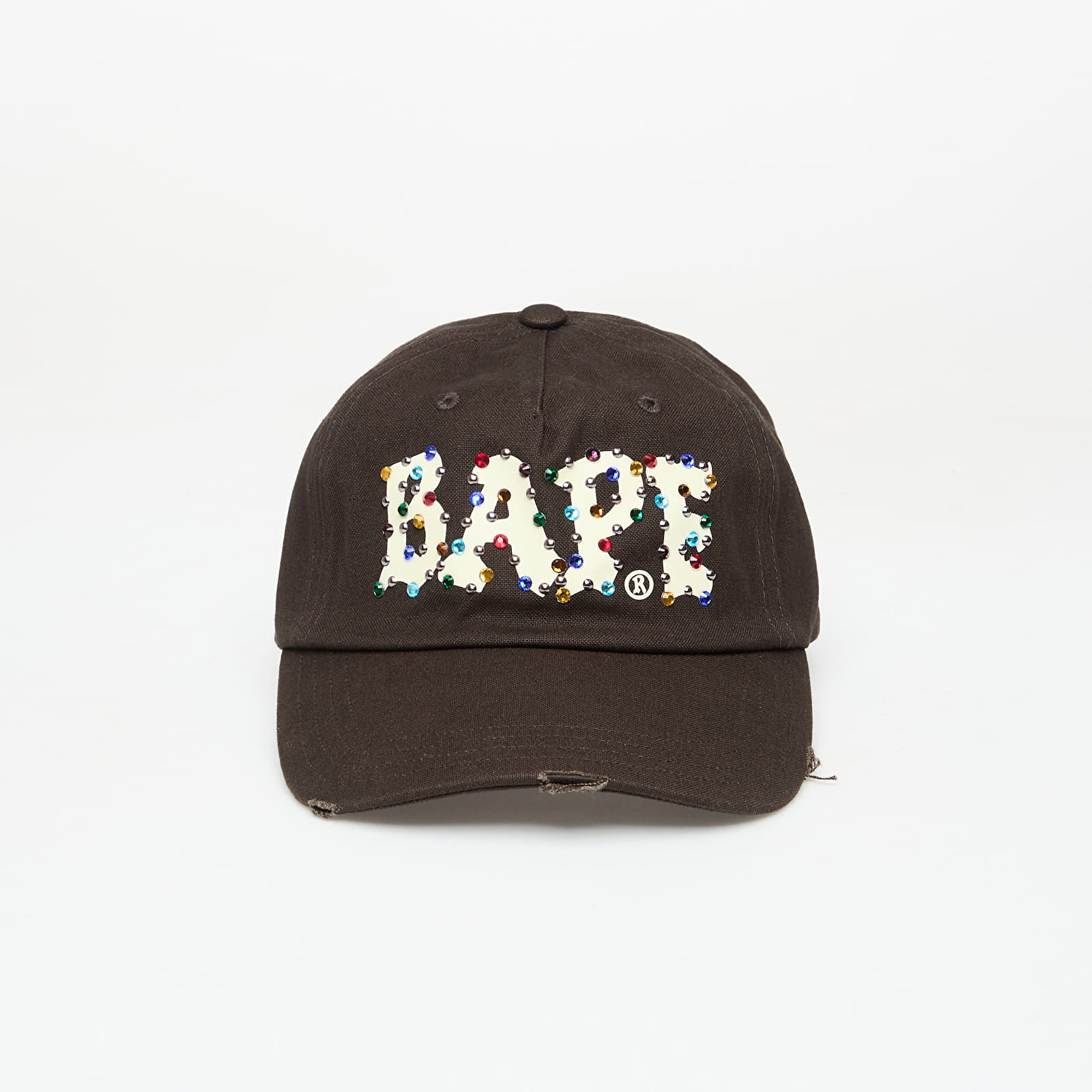 Caps A BATHING APE Color Stone Panel Cap Brown