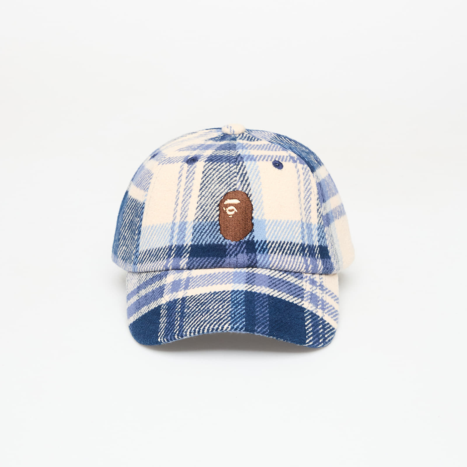 Шапка A BATHING APE Bape Check Panel Cap Navy Universal