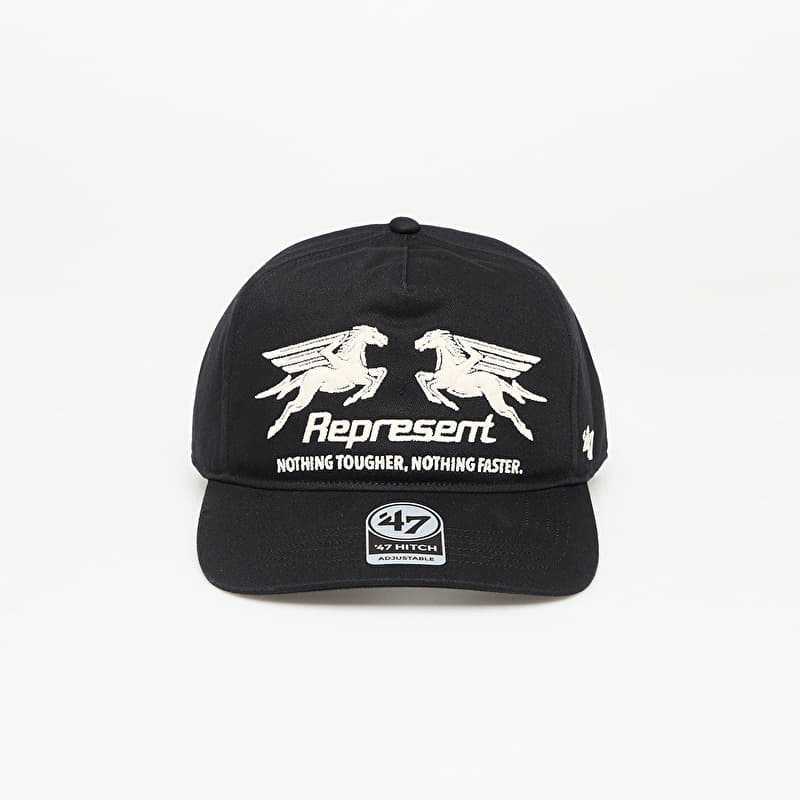 Hætte REPRESENT Pegasus Cap Jet Black