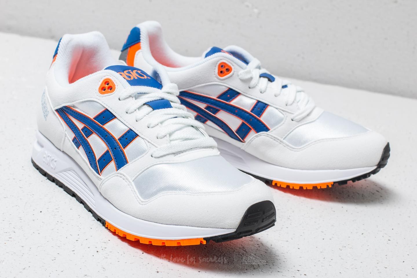 Herren Sneaker und Schuhe Asics Gelsaga White/ Asics Blue