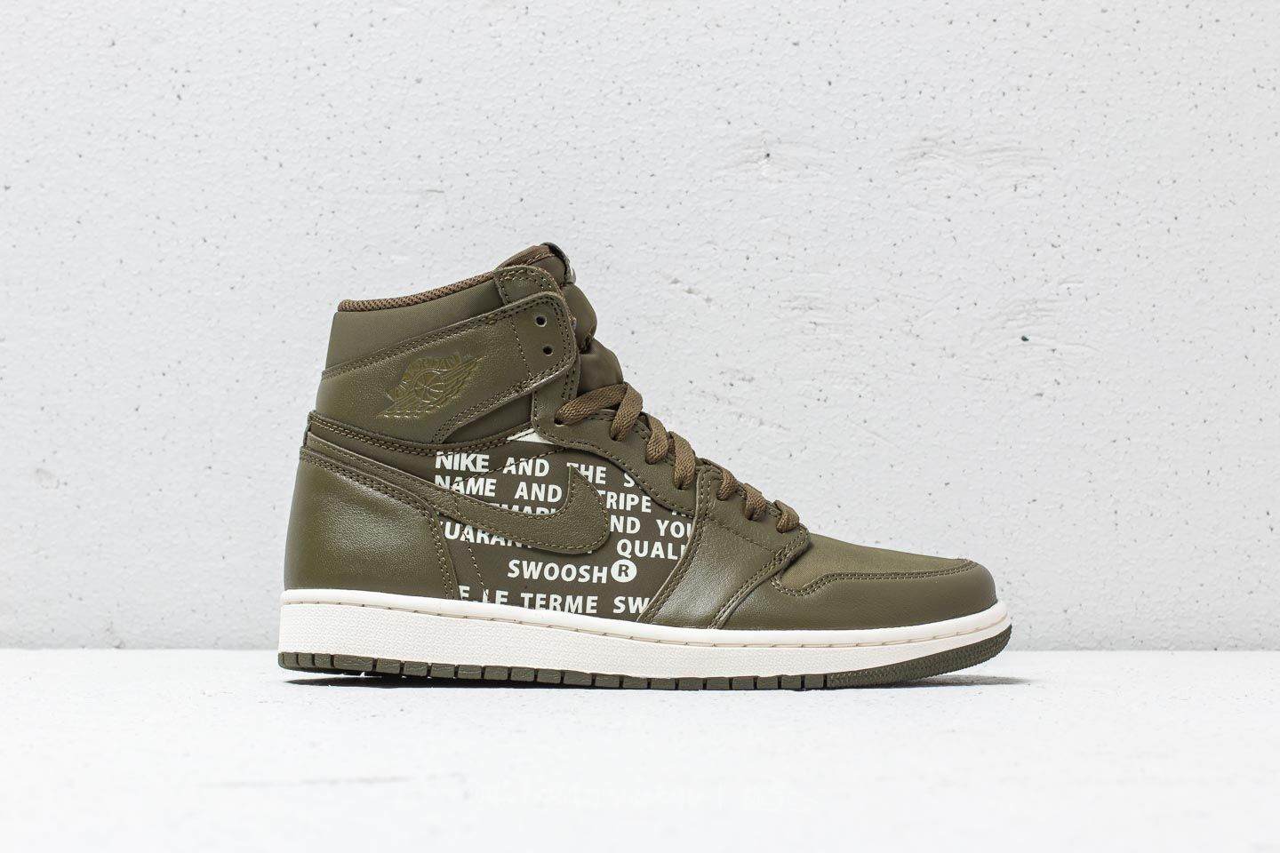Nike air jordan 1 2025 retro high og olive canvas