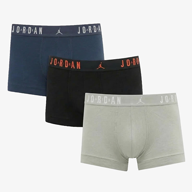 Jordan JHM Mens Flight Cotton 3-Pack Tru Squadron Blue