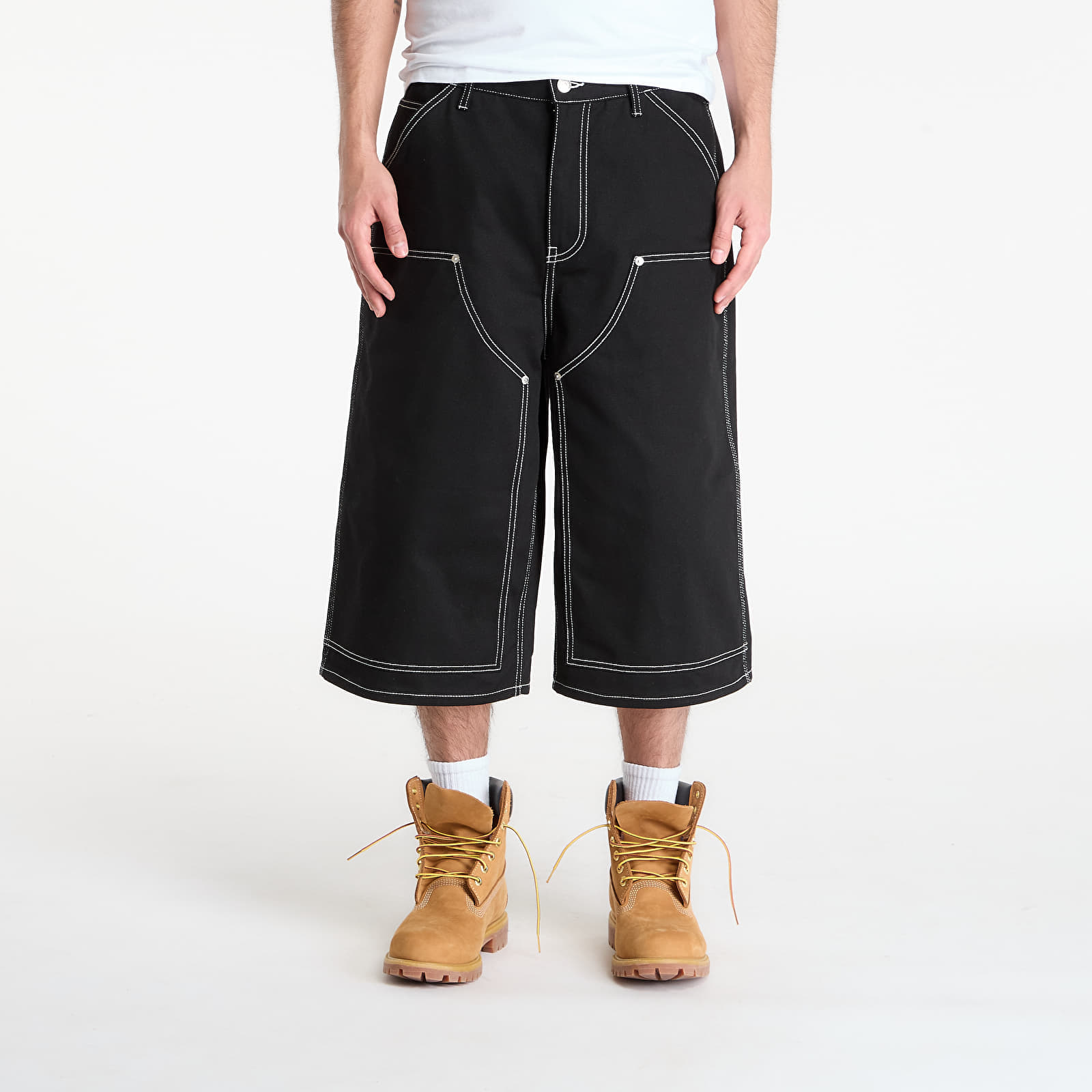 Къси панталони Awake NY Double Knee Jort Black 34