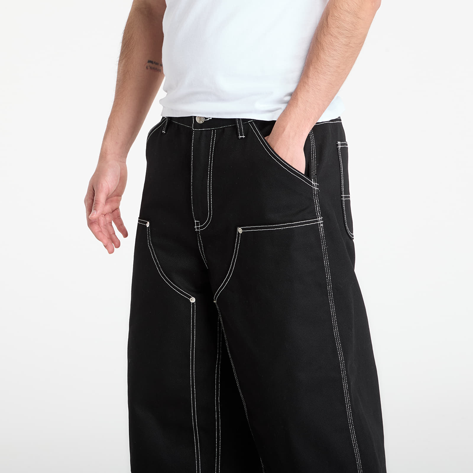 Shorts Awake NY Double Knee Jort Black