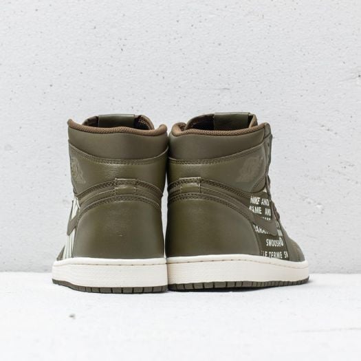 Air jordan 1 high og olive canvas store