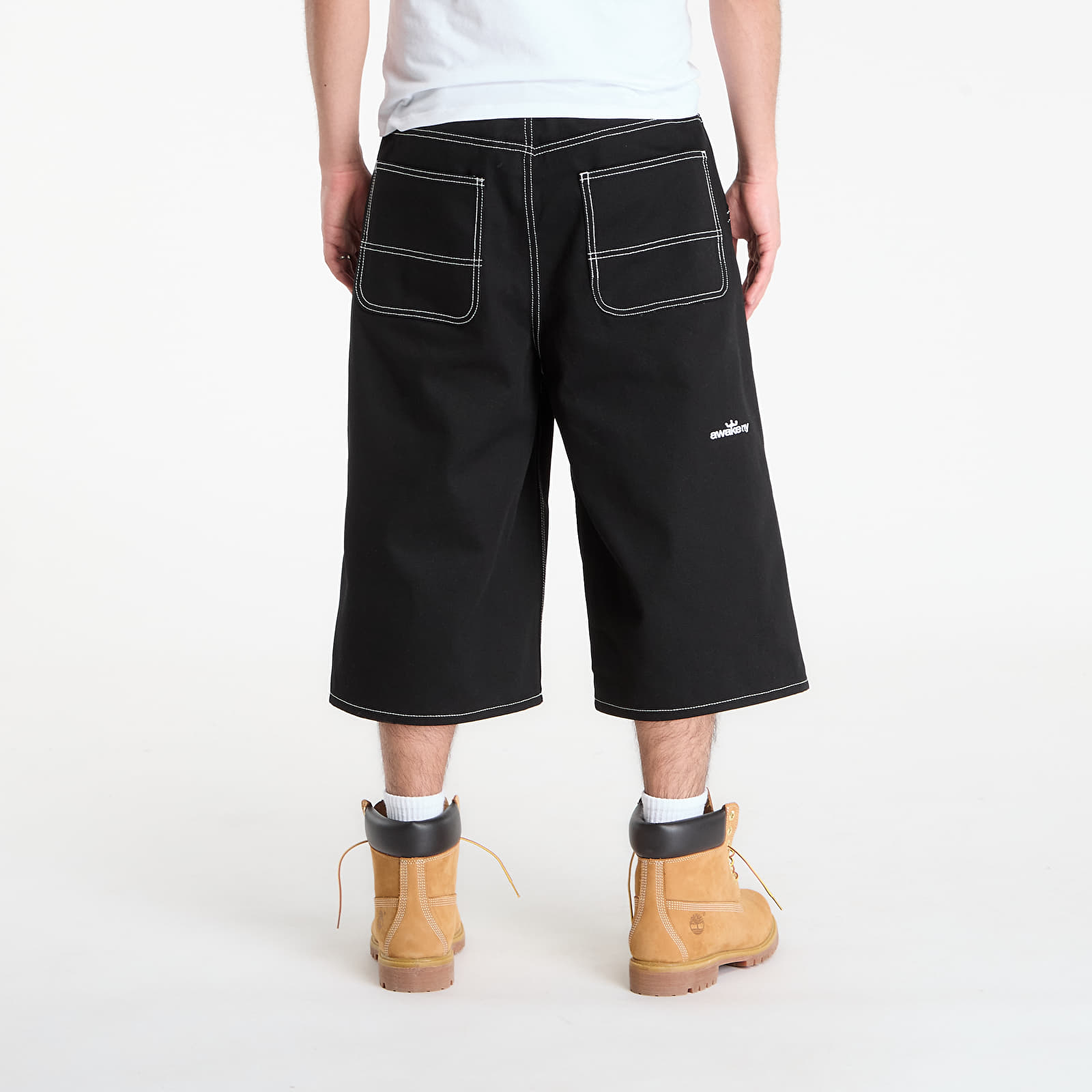 Shorts Awake NY Double Knee Jort Black