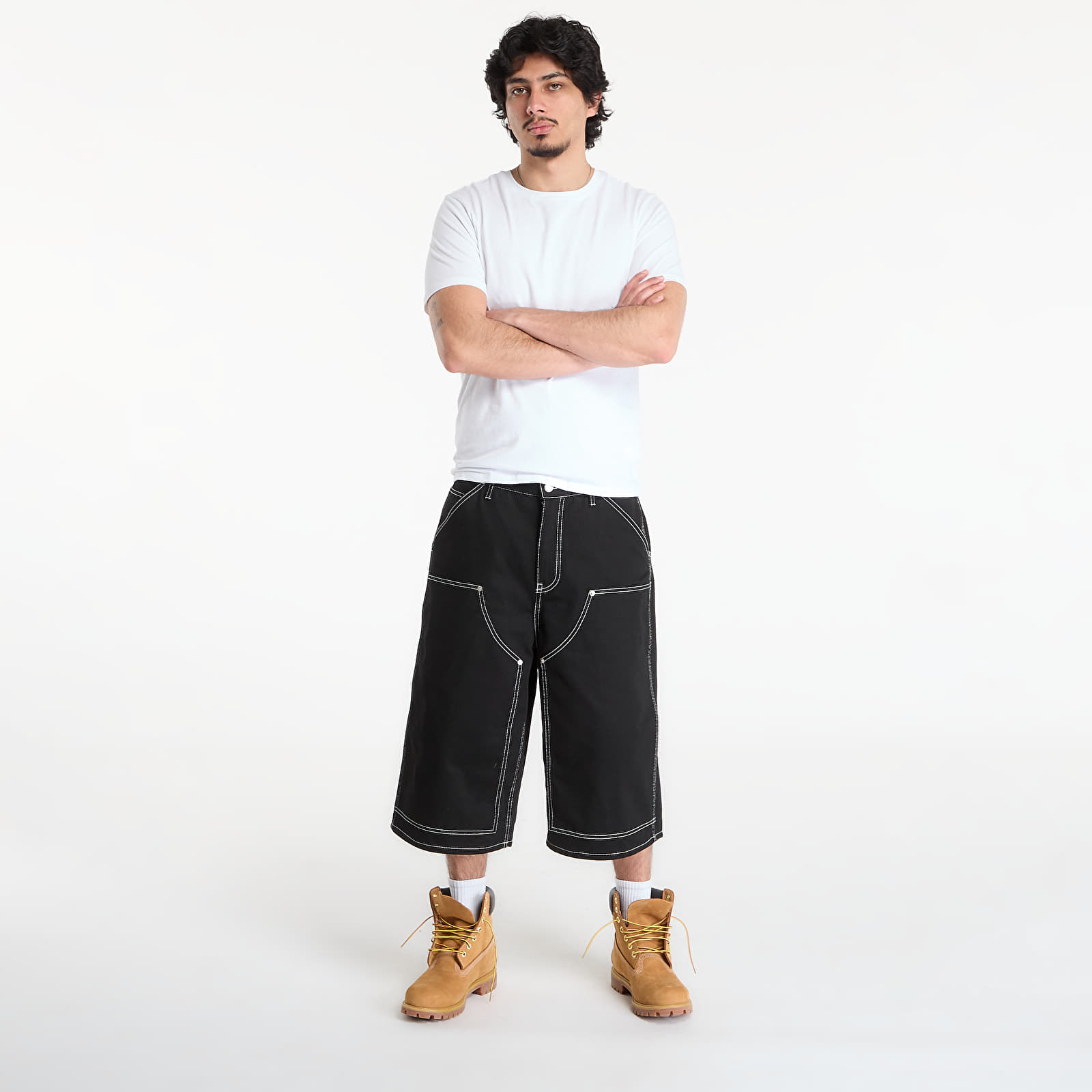 Shorts Awake NY Double Knee Jort Black