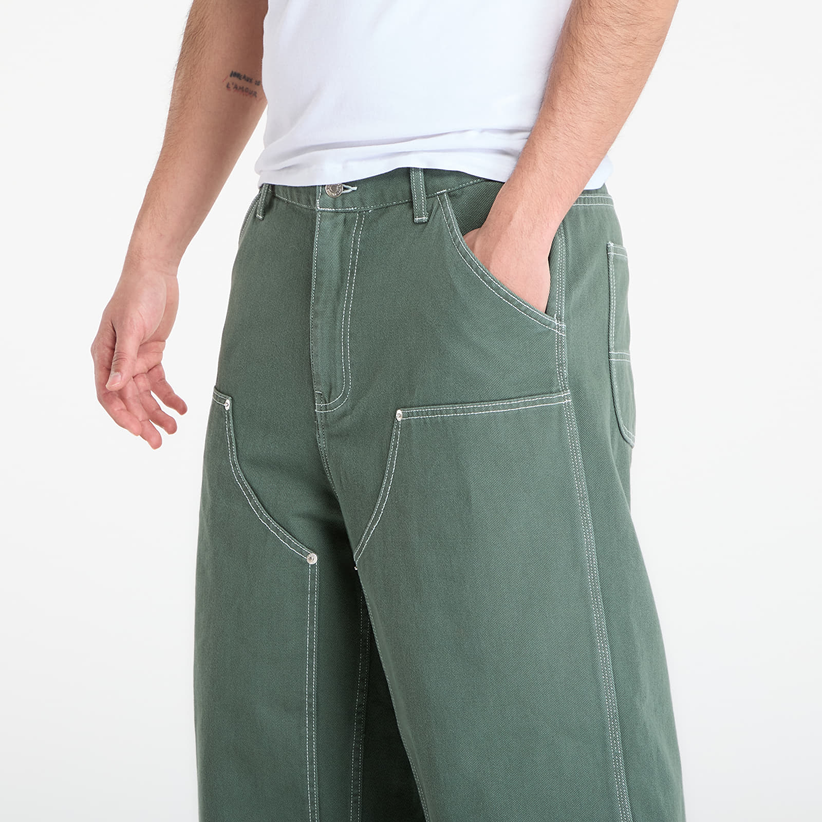 Shorts Awake NY Double Knee Jort Green