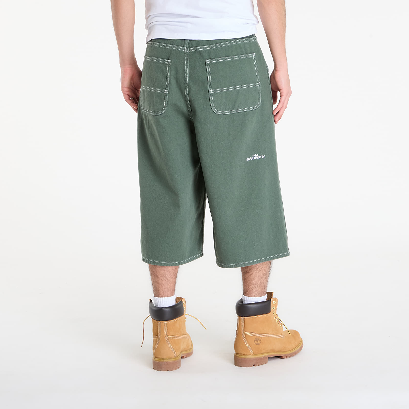 Shorts Awake NY Double Knee Jort Green