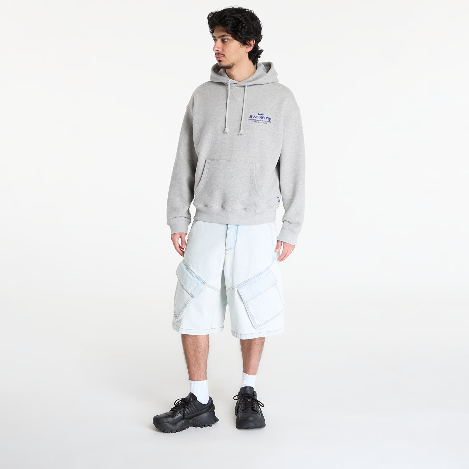 Sweatjacken und Sweatshirts Awake NY Good Everywhere Pullover Hoodie Heather Gray