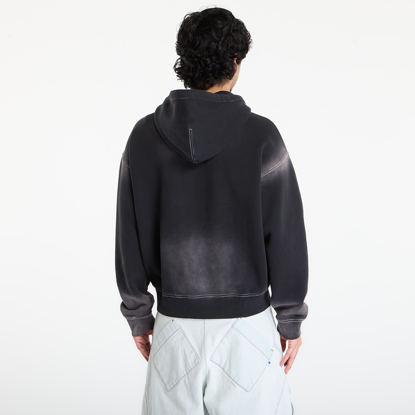 Hettegensere og sweatshirts Awake NY Collegiate Arch Zip Hoodie Black