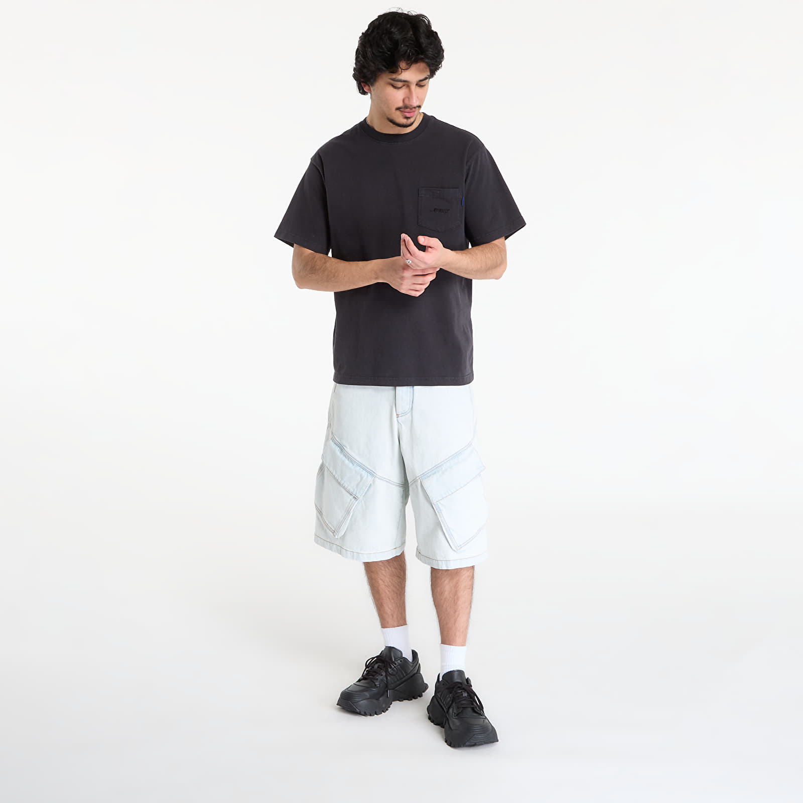 Trička Awake NY Pocket Tee Black