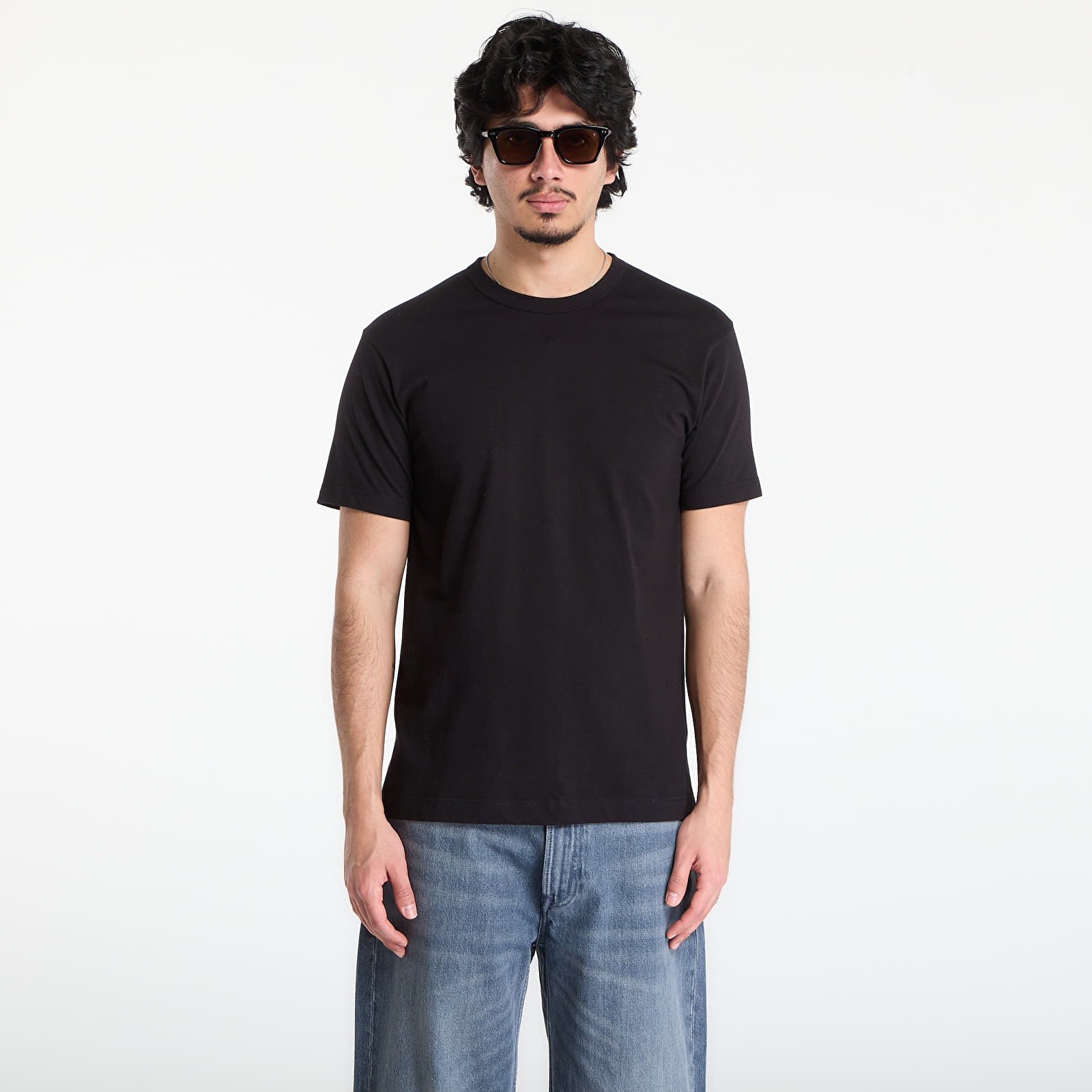 Männer T-Shirts Comme des Garçons SHIRT Mens T-Shirt Knit Black