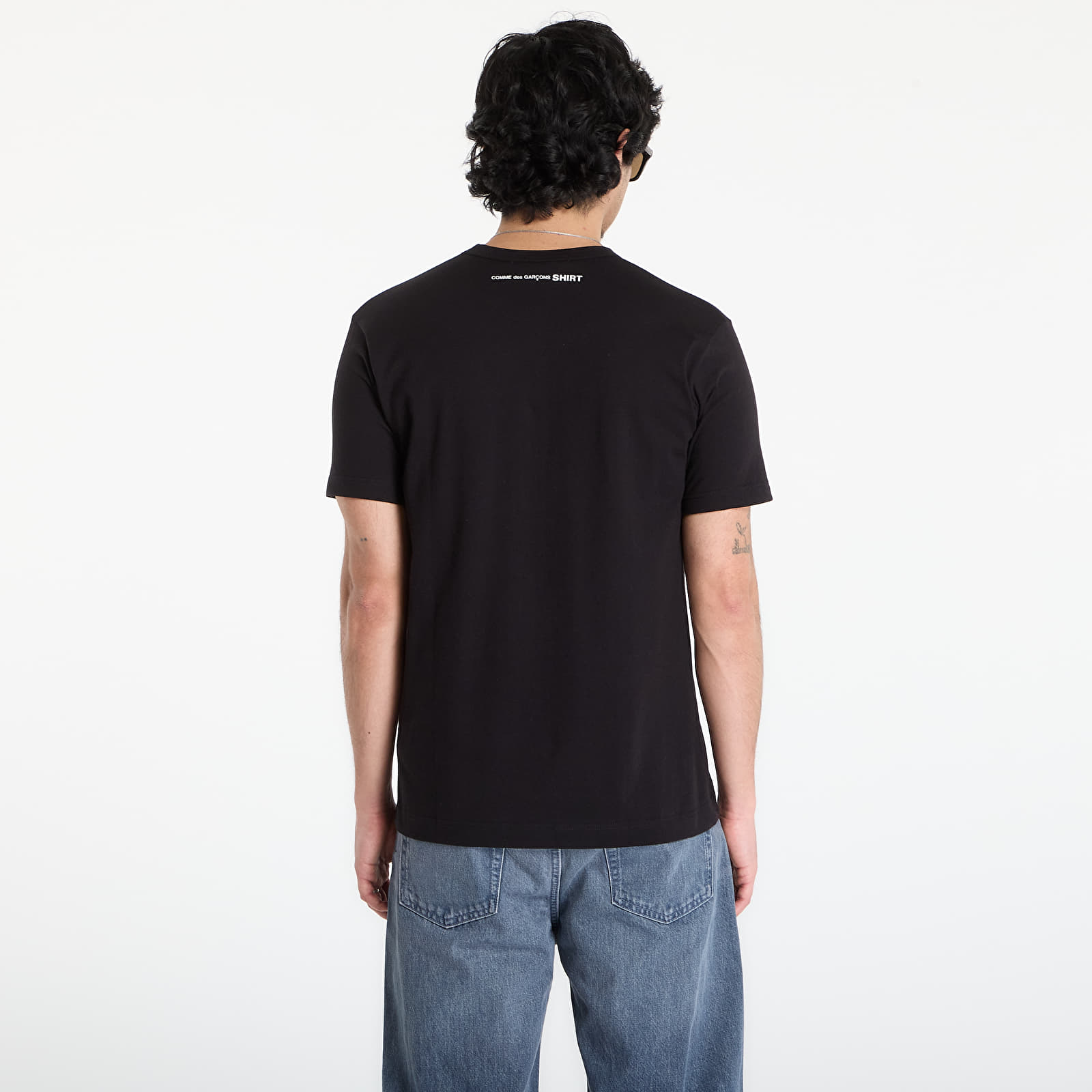 Männer T-Shirts Comme des Garçons SHIRT Mens T-Shirt Knit Black