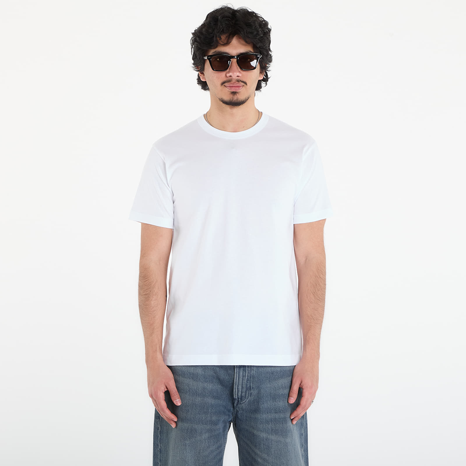 Tricouri bărbați Comme des Garçons SHIRT Mens T-Shirt Knit White