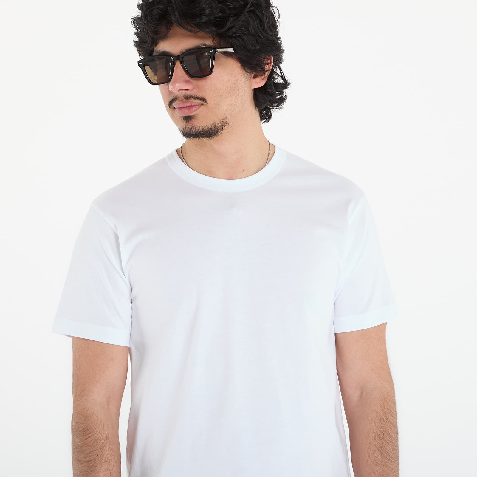 Tricouri bărbați Comme des Garçons SHIRT Mens T-Shirt Knit White