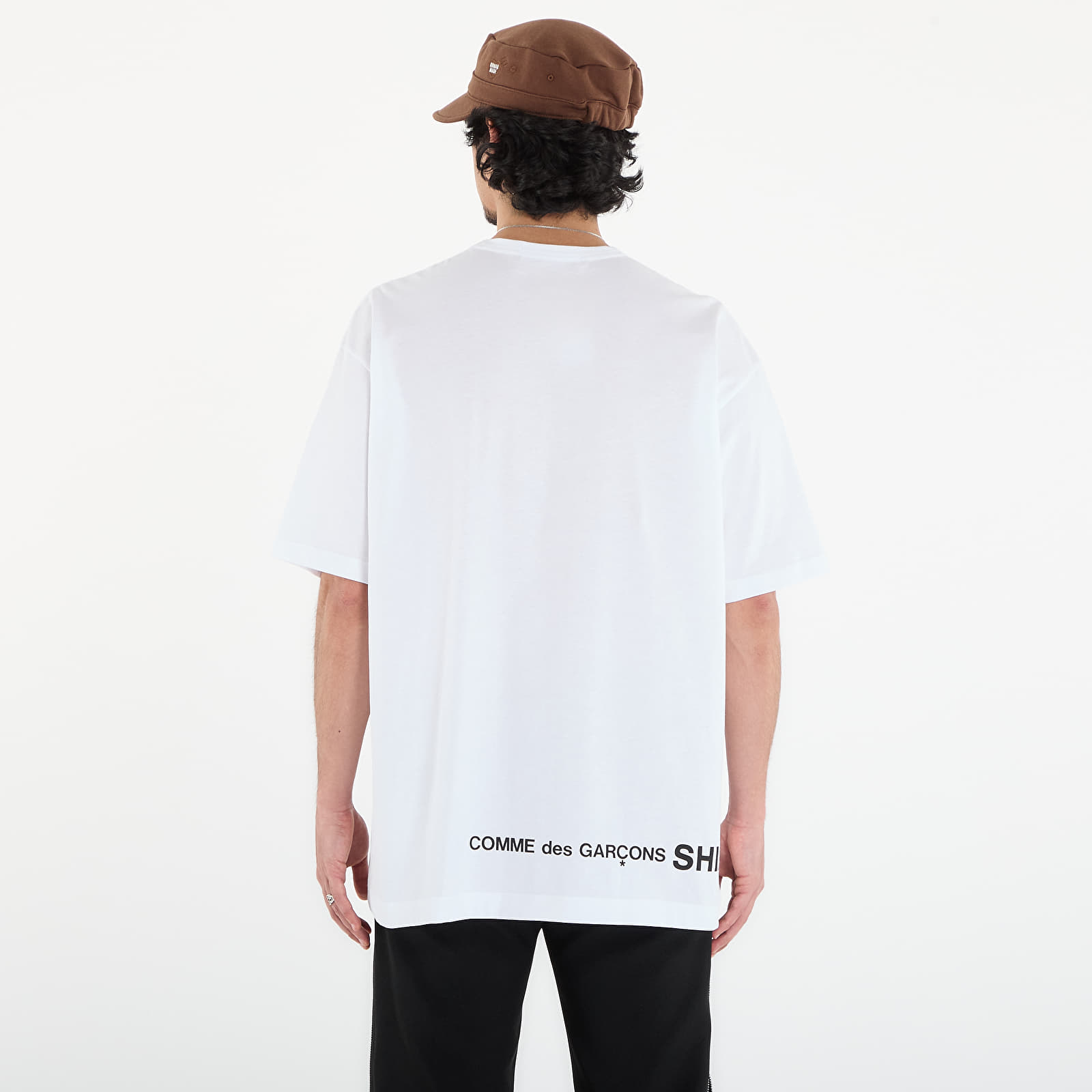 Tricouri bărbați Comme des Garçons SHIRT Mens T-Shirt Knit White