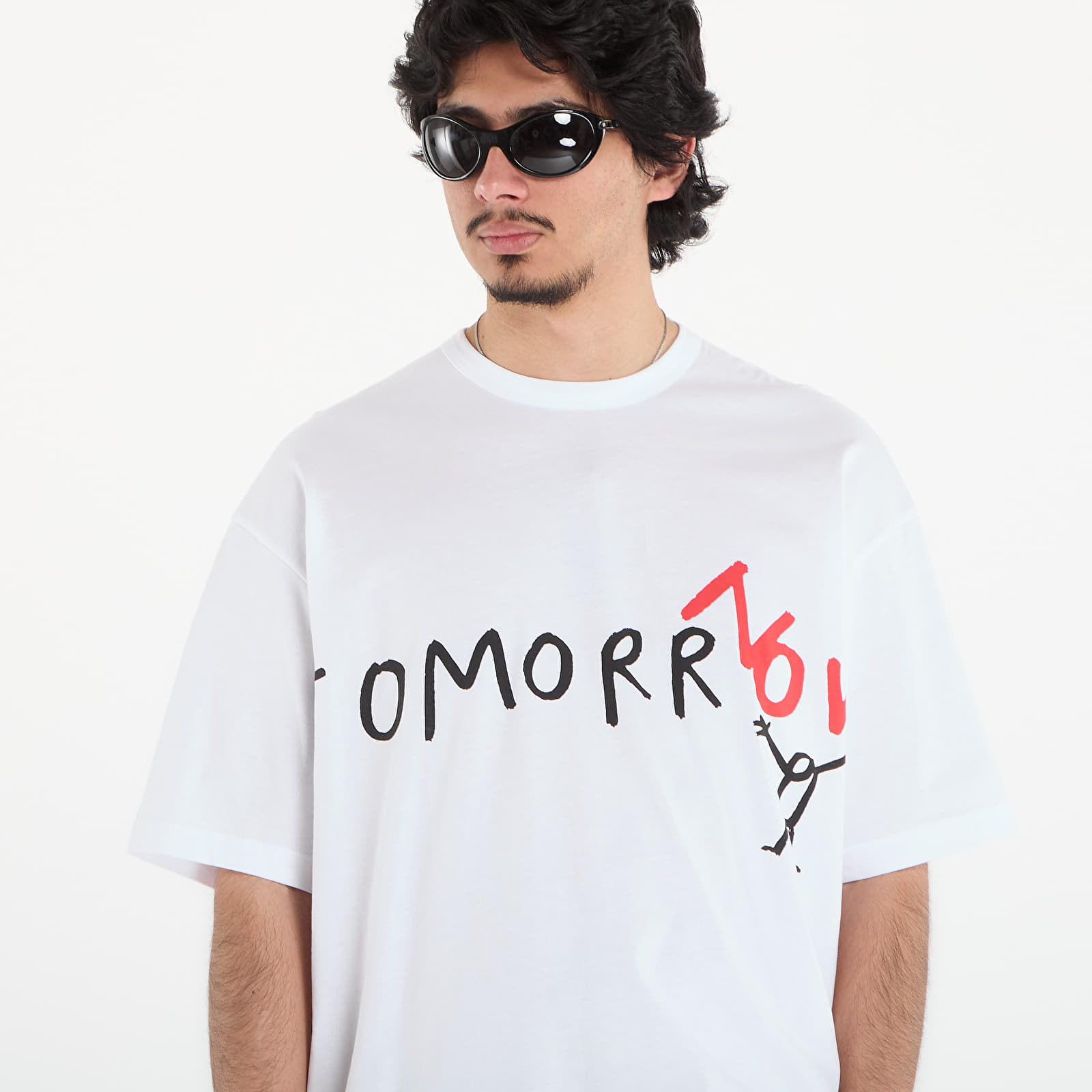 Мъжки тениски Comme des Garçons SHIRT Mens T-Shirt Knit White