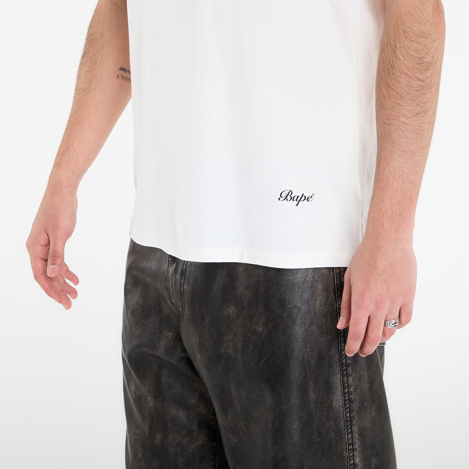 T-särgid A BATHING APE Bape 2 Pieces Tee UNISEX White