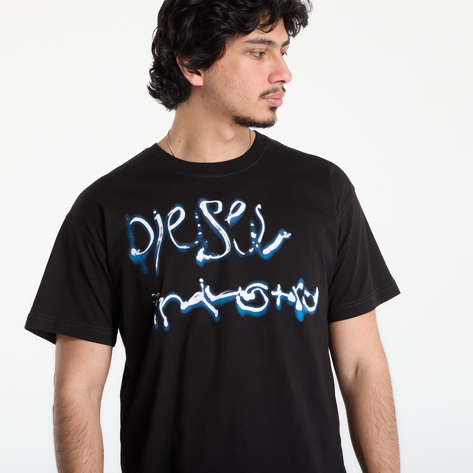 Μπλούζες Diesel T-Norm-V8 T-Shirt Black