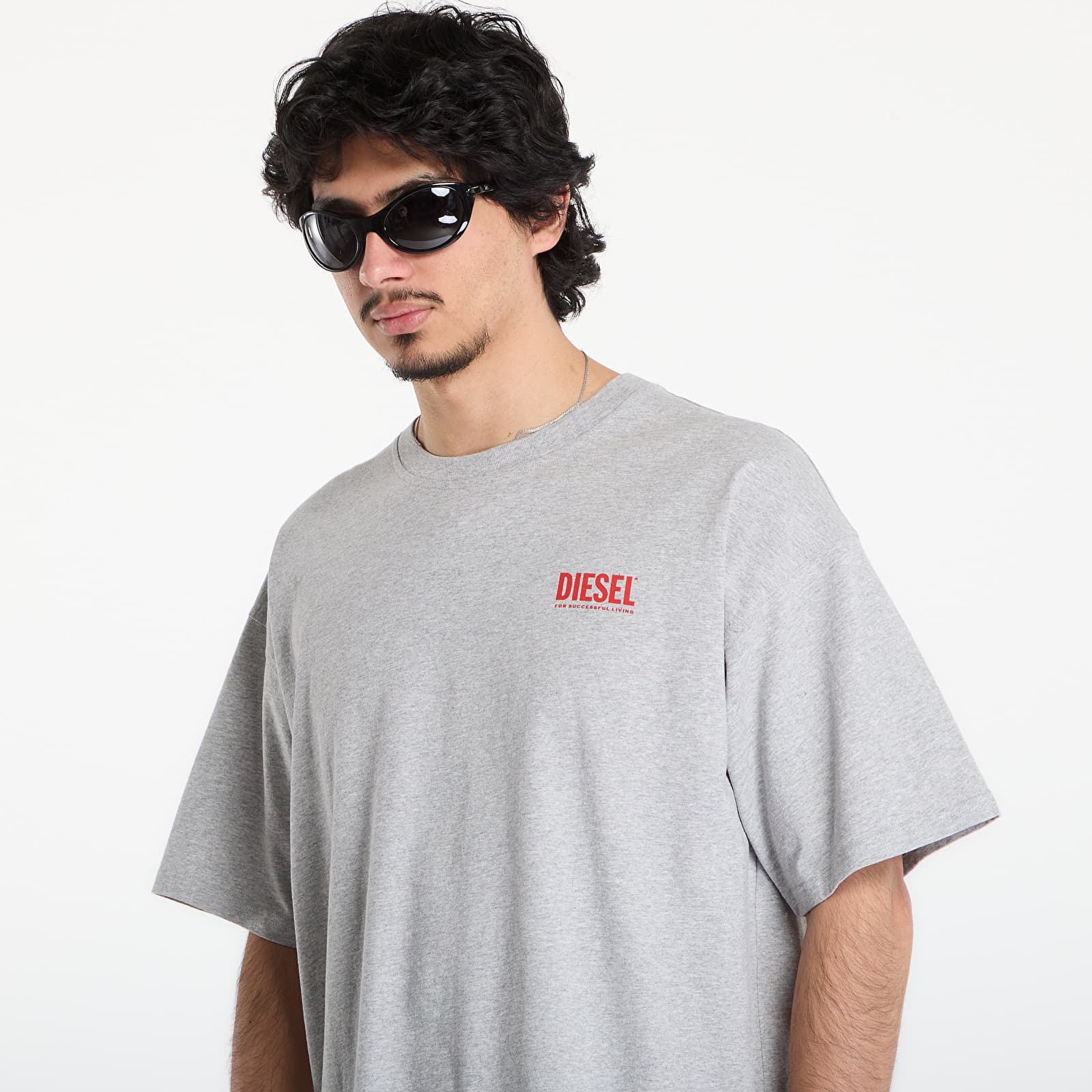 T-Shirts Diesel T-Boxt-Bisk T-Shirt Grey Melange